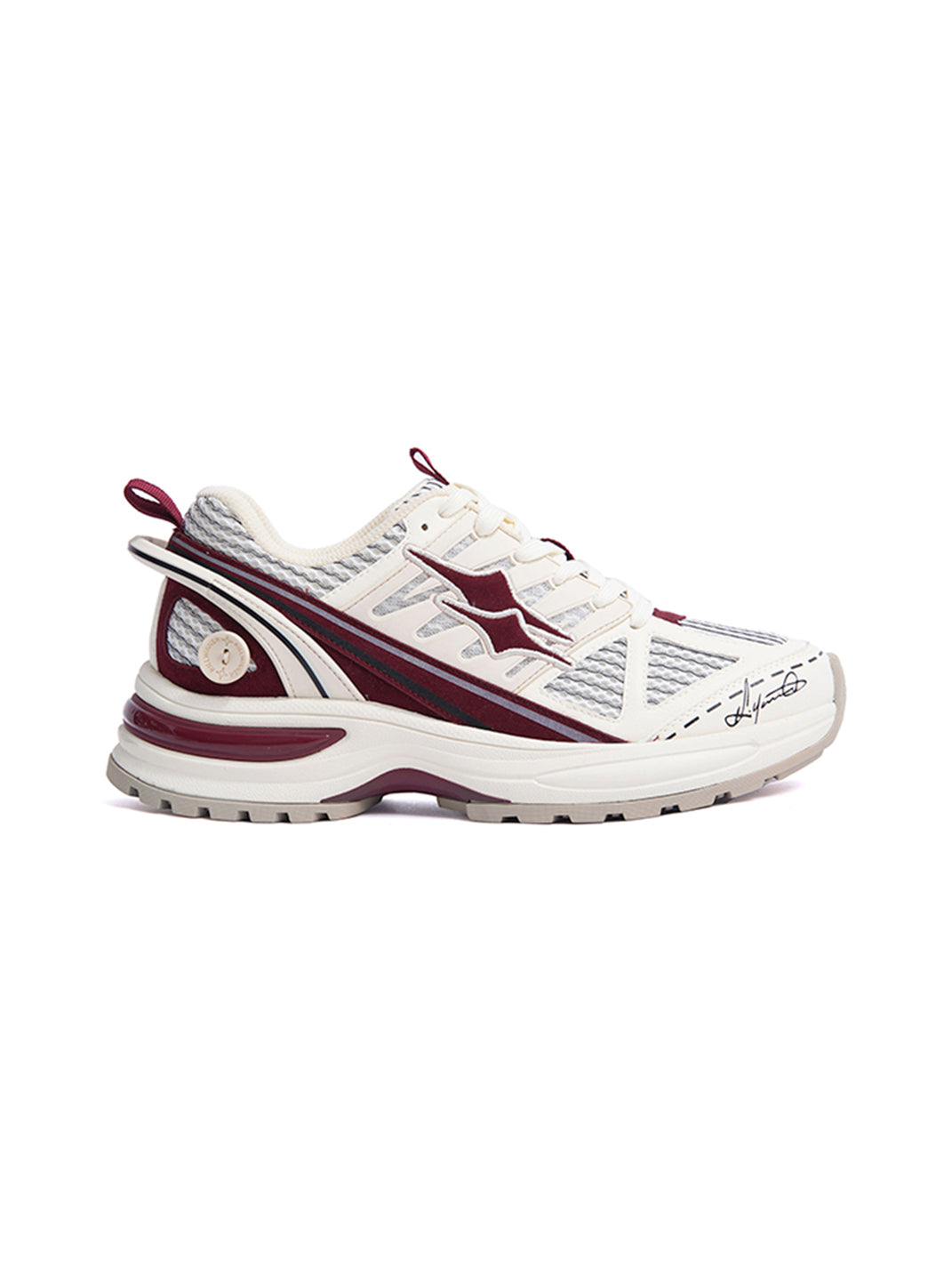 KILLWINNER丨Retro Lightweight Chunky Running Shoes-Red&White - PSYLOS 1, KILLWINNER丨Retro Lightweight Chunky Running Shoes-Red&White, Chunky Sneakers, KILLWINNER, PSYLOS 1